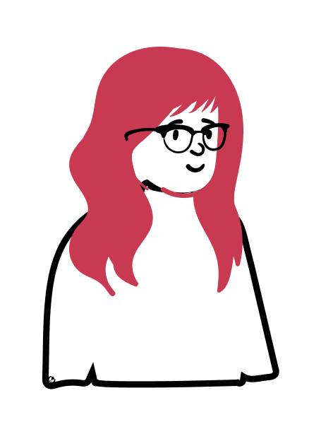 Illustrated avatar of Büş, part of the Pixel Shield team